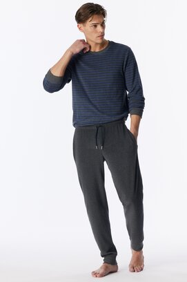 Schiesser Heren Pyjama Long fadeddenim 183940 M/50