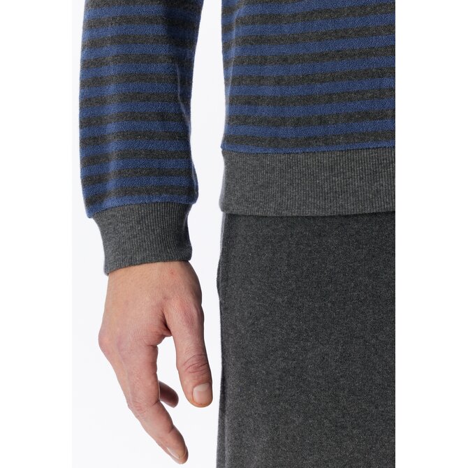 Schiesser Heren Pyjama Long fadeddenim 183940 M/50
