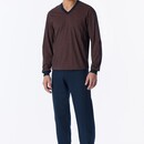 Schiesser Schiesser Heren Pyjama Long copper 181162 L/52