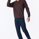 Schiesser Schiesser Heren Pyjama Long copper 181162 L/52