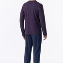 Schiesser Schiesser Heren Pyjama Long aubergine 180249 S/48