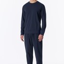 Schiesser Schiesser Heren Pyjama Long deepseablue 183847 S/48