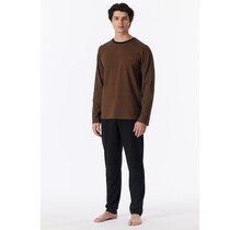 Schiesser Heren Pyjama Long toffee 183992 3XL/58