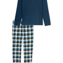 Schiesser Schiesser Heren Pyjama Long deepblue 181922 XL/54