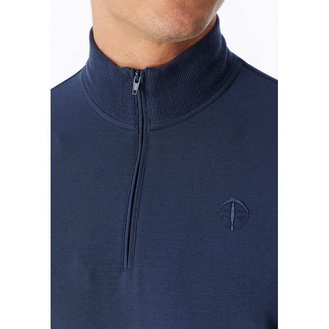 Schiesser Heren Pyjama Long deepseablue 183851 M/50