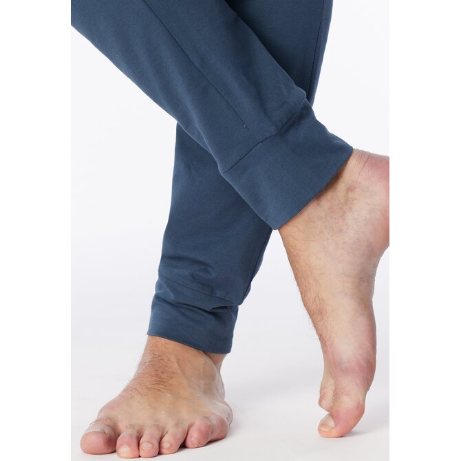 Schiesser Heren Pyjama Long deepblue 183994 S/48