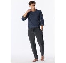 Schiesser Heren Pyjama Long fadeddenim 183940 L/52