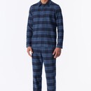 Schiesser Schiesser Heren Pyjama Long fadeddenim 183846 3XL/58