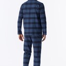 Schiesser Schiesser Heren Pyjama Long fadeddenim 183846 XXL/56