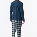 Schiesser Schiesser Heren Pyjama Long deepblue 181922 S/48