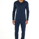 Schiesser Schiesser Heren Pyjama Long deepseablue 181922 XL/54