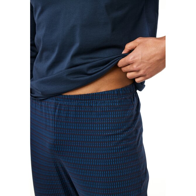 Schiesser Heren Pyjama Long deepseablue 181922 XL/54