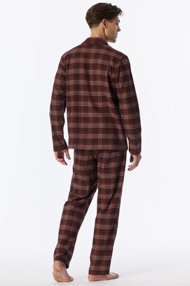 Schiesser Heren Pyjama Long praline 183846 S/48
