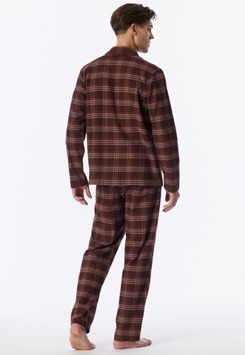 Schiesser Schiesser Heren Pyjama Long praline 183846 S/48
