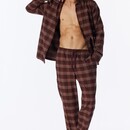 Schiesser Schiesser Heren Pyjama Long praline 183846 S/48