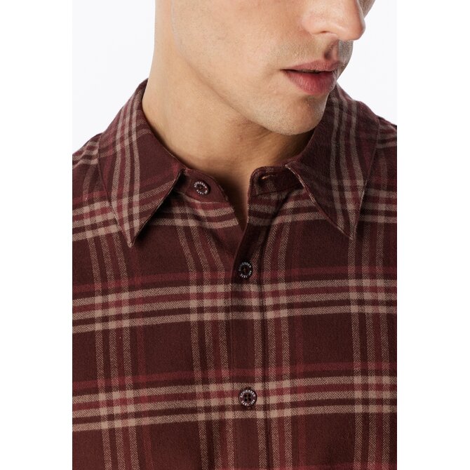 Schiesser Heren Pyjama Long praline 183846 S/48