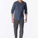 Schiesser Schiesser Heren Pyjama Long fadeddenim 183938 XL/54