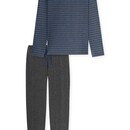 Schiesser Schiesser Heren Pyjama Long fadeddenim 183938 L/52