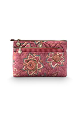 Pip Studio Caryn Cosmetic Bags Combi Mumbai Morning Pink26x7.5x18cm/22x1x13cm