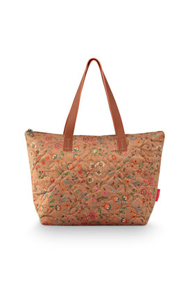 Pip Studio Tilda Schouder  Tas Medium Flora Bangelore Sand47x17x37cm