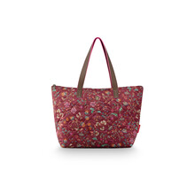 Pip Studio Tilda Schouder  Tas Medium Flora Bangelore DarkPink 47x17x37cm