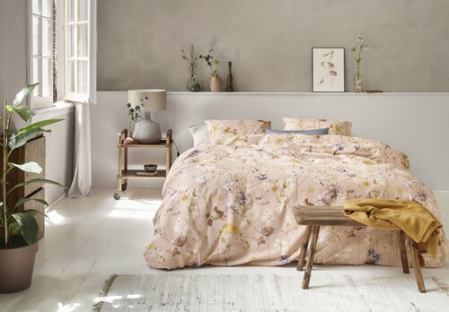 Ariadne at Home Ariadne at Home Dekbedovertrek Soft Flowers Nude 140x200/220 cm