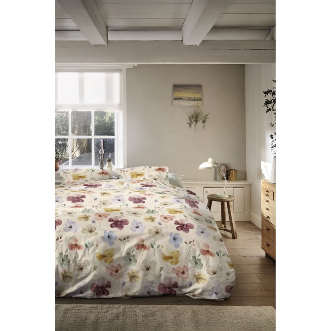 Ariadne at Home Dekbedovertrek Fleurs Multi 140x200/220 cm
