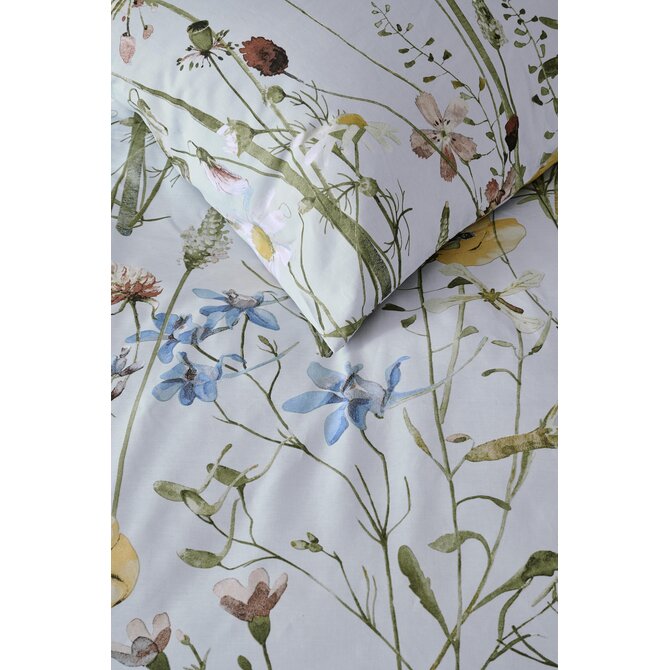 Ariadne at Home Dekbedovertrek Bloom Blauw 140x200/220 cm