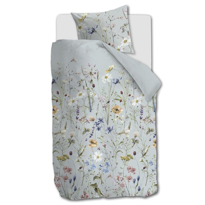 Ariadne at Home Dekbedovertrek Bloom Blauw 140x200/220 cm