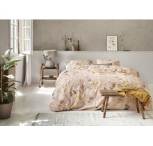 Ariadne at Home Dekbedovertrek Soft Flowers Nude 200x200/220 cm