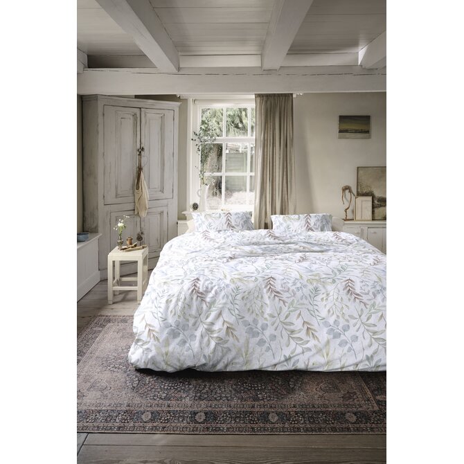 Ariadne at Home Dekbedovertrek Whirl Wit 240x200/220 cm