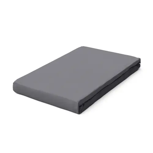 Schlafgut Schlafgut Pure Jersey Hoeslaken L - 140x200 - 160x220 128 Grey Mid