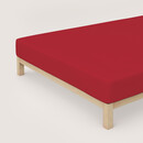 Schlafgut Schlafgut Pure Jersey Topper Hoeslaken M - 120x200 - 130x220 285 Red Deep