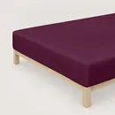 Schlafgut Schlafgut Pure Jersey Hoeslaken L - 140x200 - 160x220 542 Purple Deep
