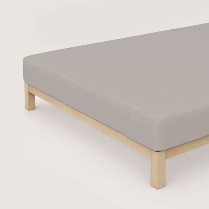 Schlafgut Pure Jersey Topper Hoeslaken S - 90x190 - 100x220 496 Sand Mid