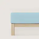 Schlafgut Schlafgut Pure Jersey Topper Hoeslaken L - 140x200 - 160x220 536 Blue Light