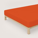 Schlafgut Schlafgut Pure Jersey Topper Hoeslaken M - 120x200 - 130x220 269 Red Mid
