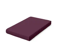 Schlafgut Pure Jersey Hoeslaken S - 90x190 - 100x220 542 Purple Deep