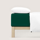 Schlafgut Schlafgut Pure Jersey Topper Hoeslaken M - 120x200 - 130x220 690 Green Deep