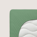 Schlafgut Schlafgut Pure Jersey Topper Hoeslaken L - 140x200 - 160x220 665 Green Mid