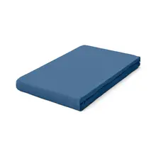 Schlafgut Pure Jersey Hoeslaken S - 90x190 - 100x220 615 Blue Mid