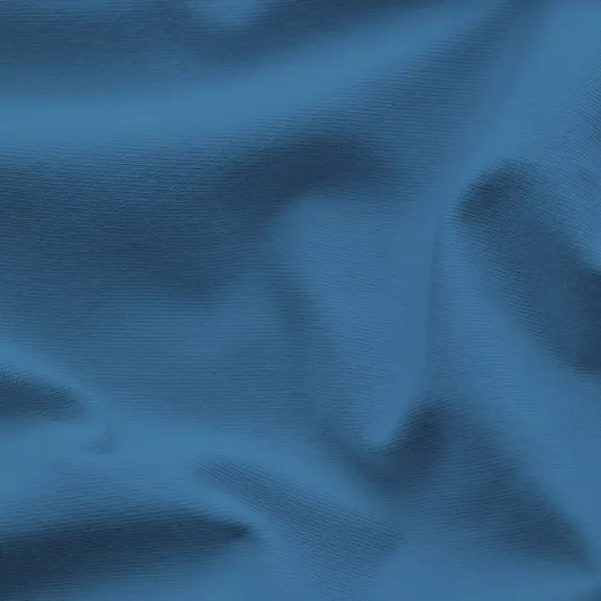 Schlafgut Pure Jersey Hoeslaken S - 90x190 - 100x220 615 Blue Mid