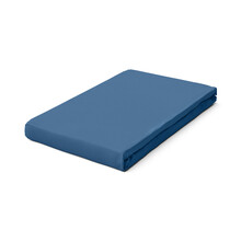 Schlafgut Pure Jersey Hoeslaken L - 140x200 - 160x220 615 Blue Mid