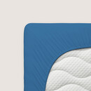 Schlafgut Schlafgut Pure Jersey Hoeslaken L - 140x200 - 160x220 615 Blue Mid