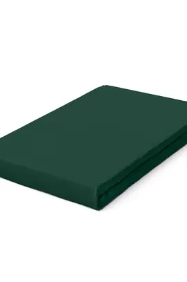 Schlafgut Pure Jersey Hoeslaken XL - 180x200 - 200x220 690 Green Deep