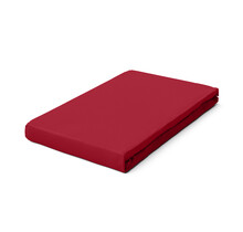 Schlafgut Pure Jersey Topper Hoeslaken S - 90x190 - 100x220 285 Red Deep