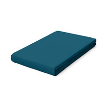 Schlafgut Pure Jersey Topper Hoeslaken S - 90x190 - 100x220 530 Petrol Deep