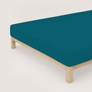 Schlafgut Schlafgut Pure Jersey Topper Hoeslaken S - 90x190 - 100x220 530 Petrol Deep