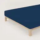 Schlafgut Schlafgut Pure Jersey Hoeslaken M - 120x200 - 130x220 570 Blue Deep