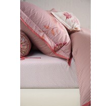 Pip Studio Twinkle Star Hoeslaken Wit Roze 160x200 cm